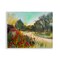 Stupell Industries Poppy Sunset Landscape Wall Plaque Art Design by Linda McClure